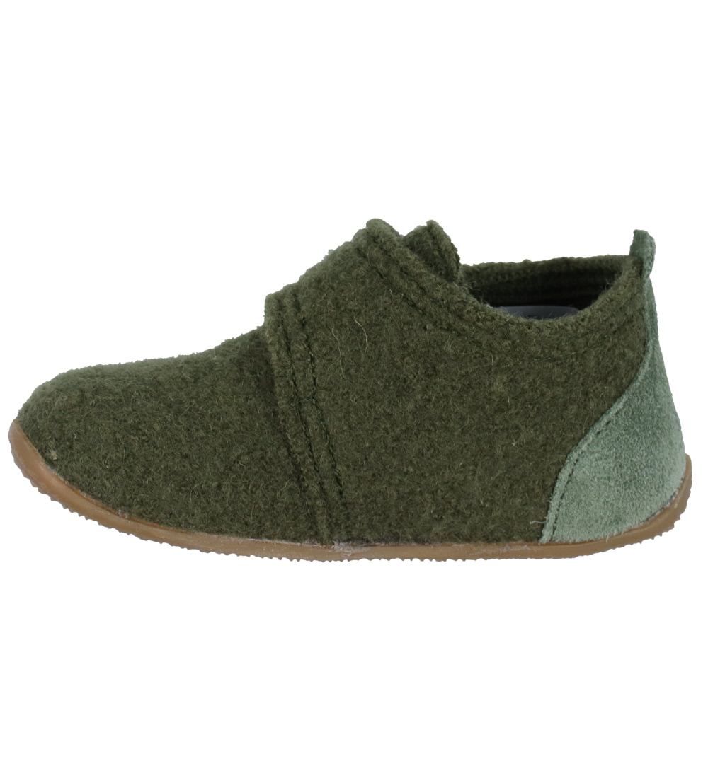 Living Kitzbühel Slippers - Wool - Moss