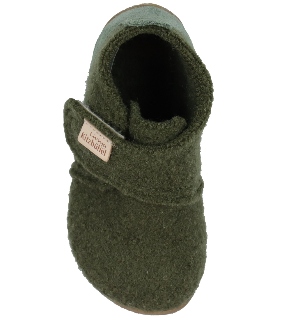 Living Kitzbühel Slippers - Wool - Moss