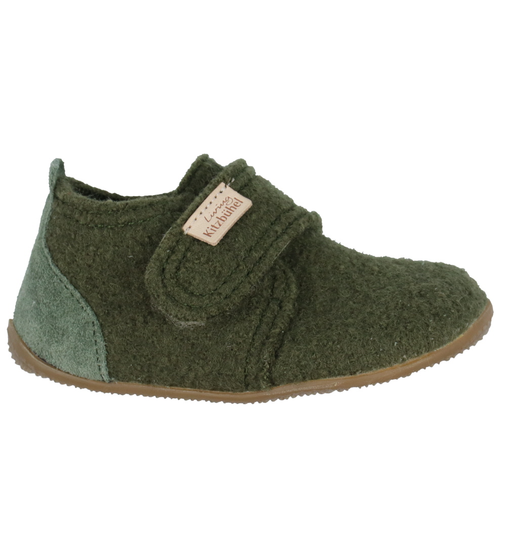 Living Kitzbühel Slippers - Wool - Moss