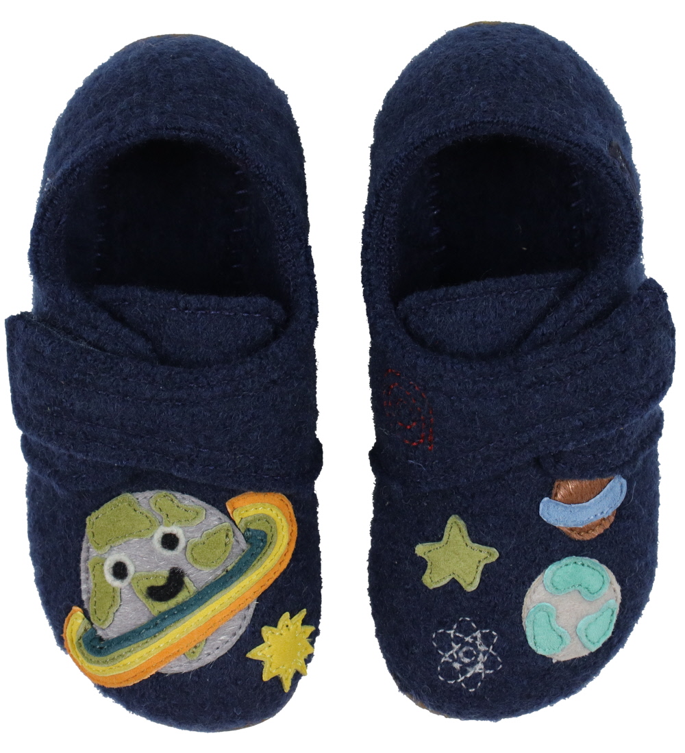 Living Kitzbühel Slippers - Wool - Save the Planet - Nightshadow