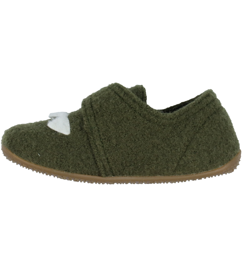 Living Kitzbühel Slippers - Wool - Monster - Moss