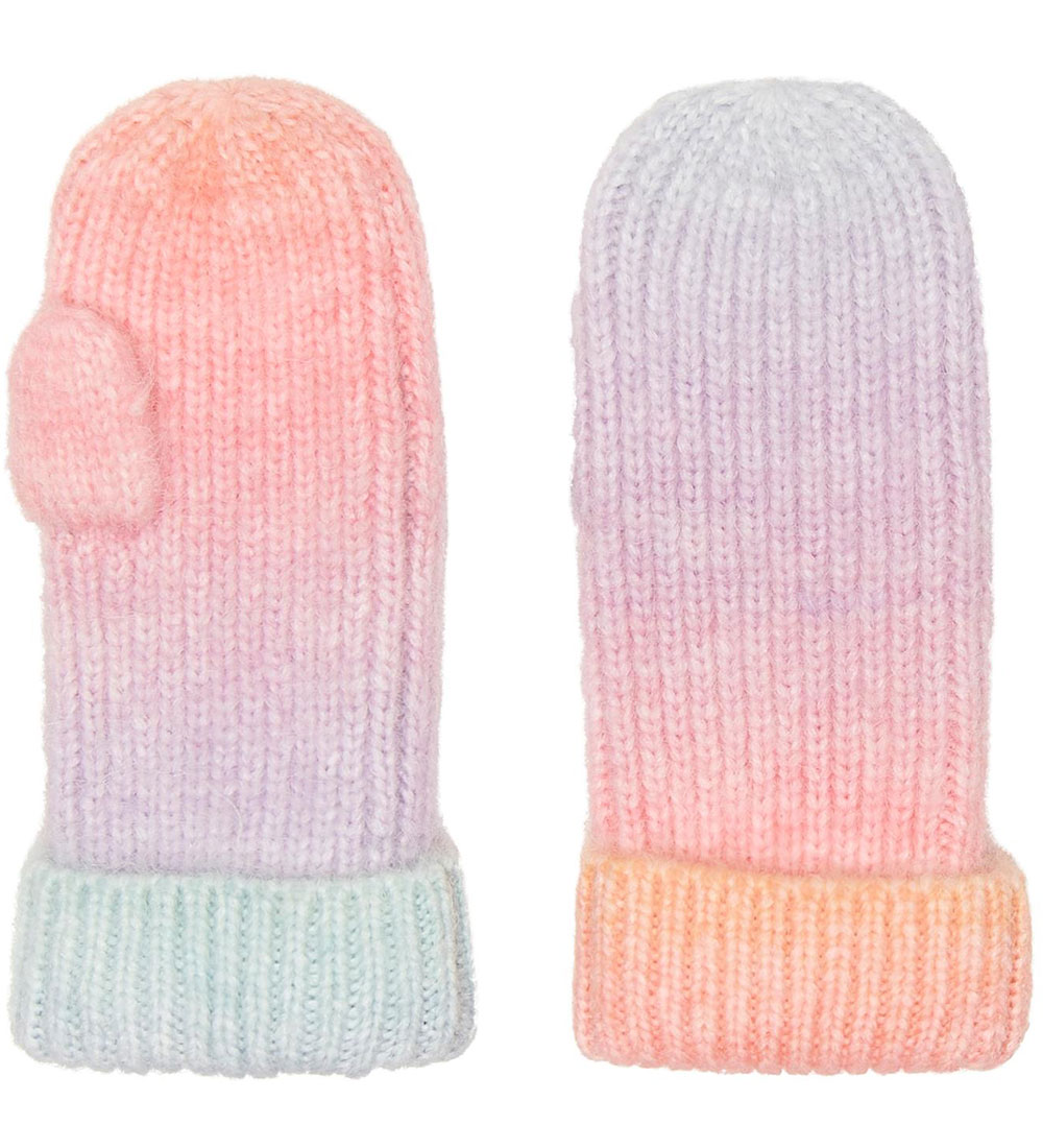 Kids Only Mittens - Rib - KogNewTilde - Cloud Dancer/Tie Dye