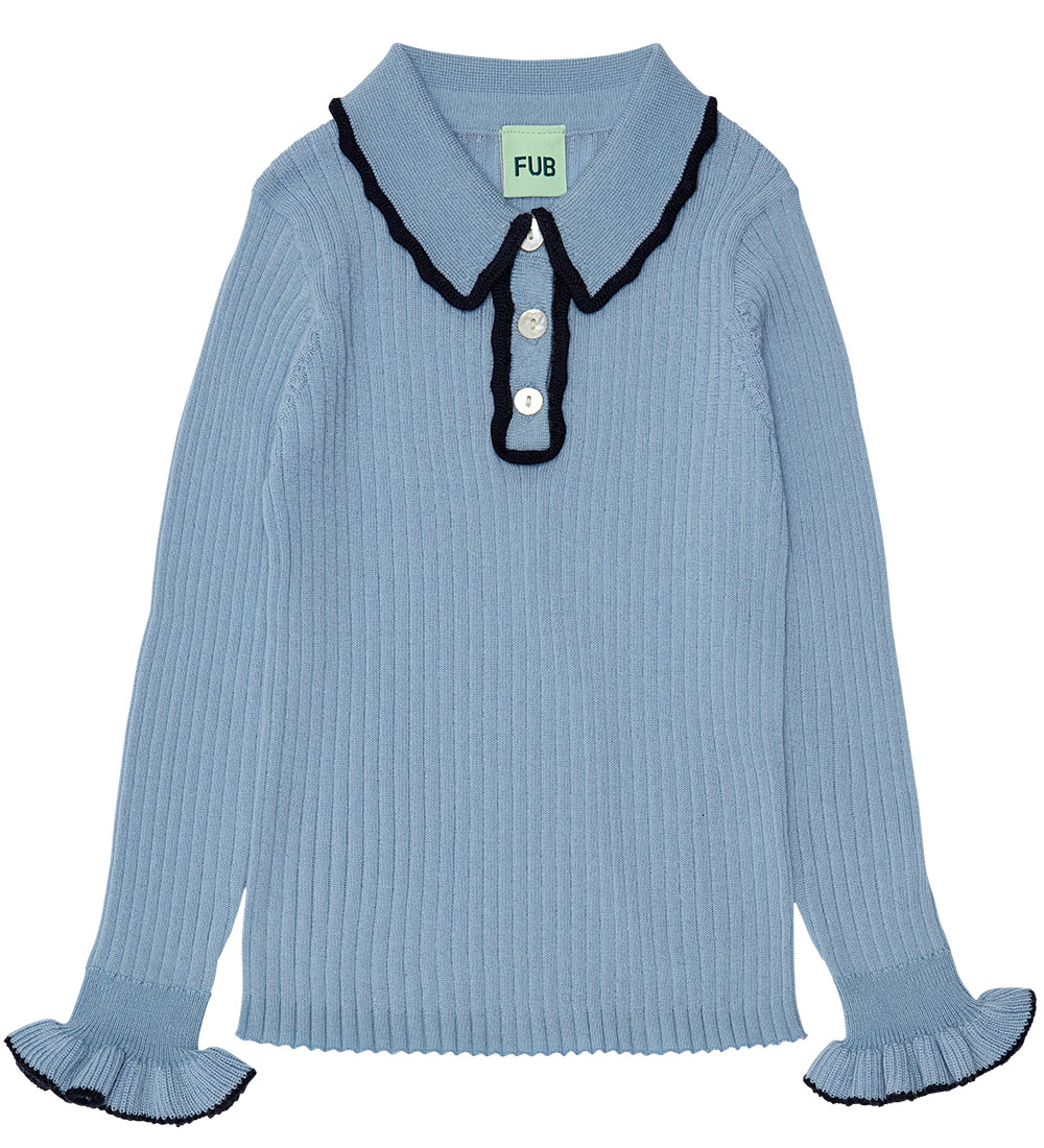 FUB Blouse - Wool - Rib - Cloud