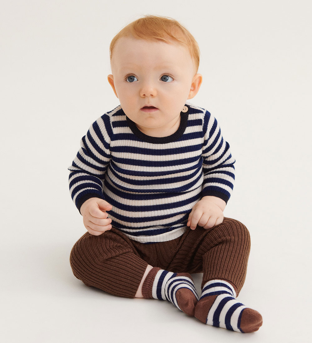 FUB Leggings - Wool - Rib - Chocolate