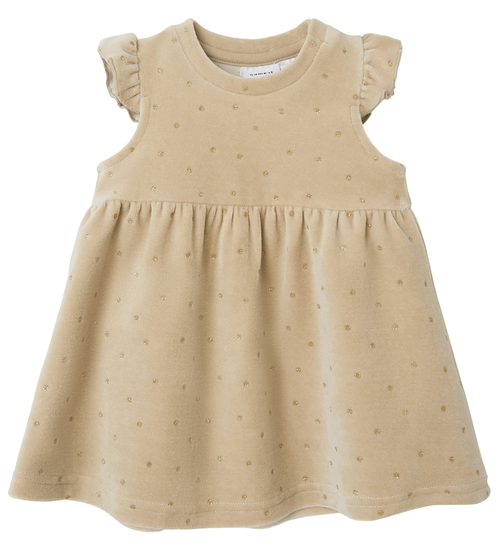 Name It Dress - NbfNoya - Velvet - Oxford Tan