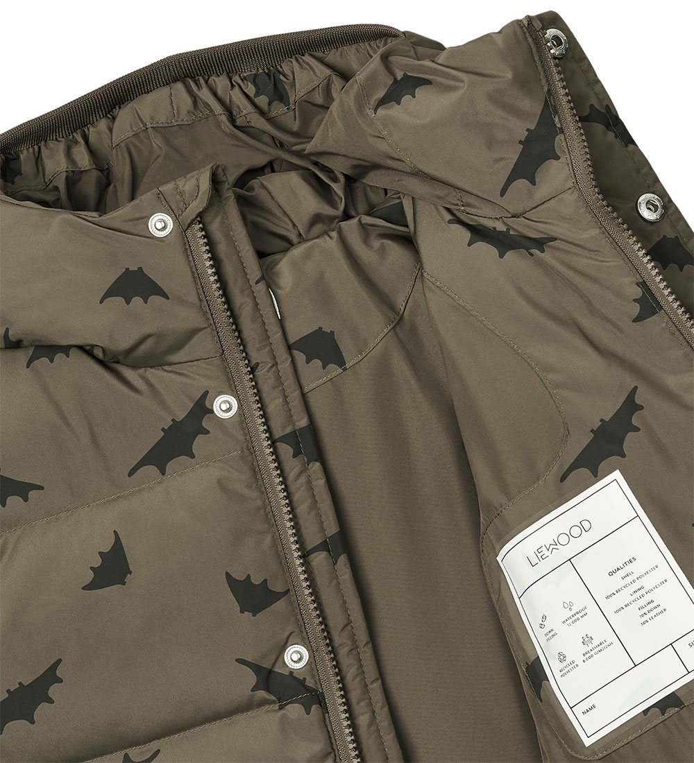 Liewood Down Jacket - Pallet - Bats/Khaki