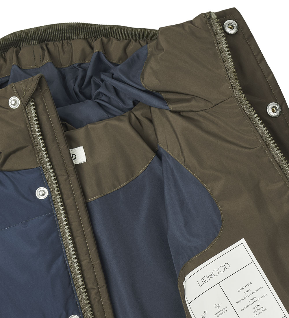Doudoune Liewood - Palle - Army Brown/Multi Mix
