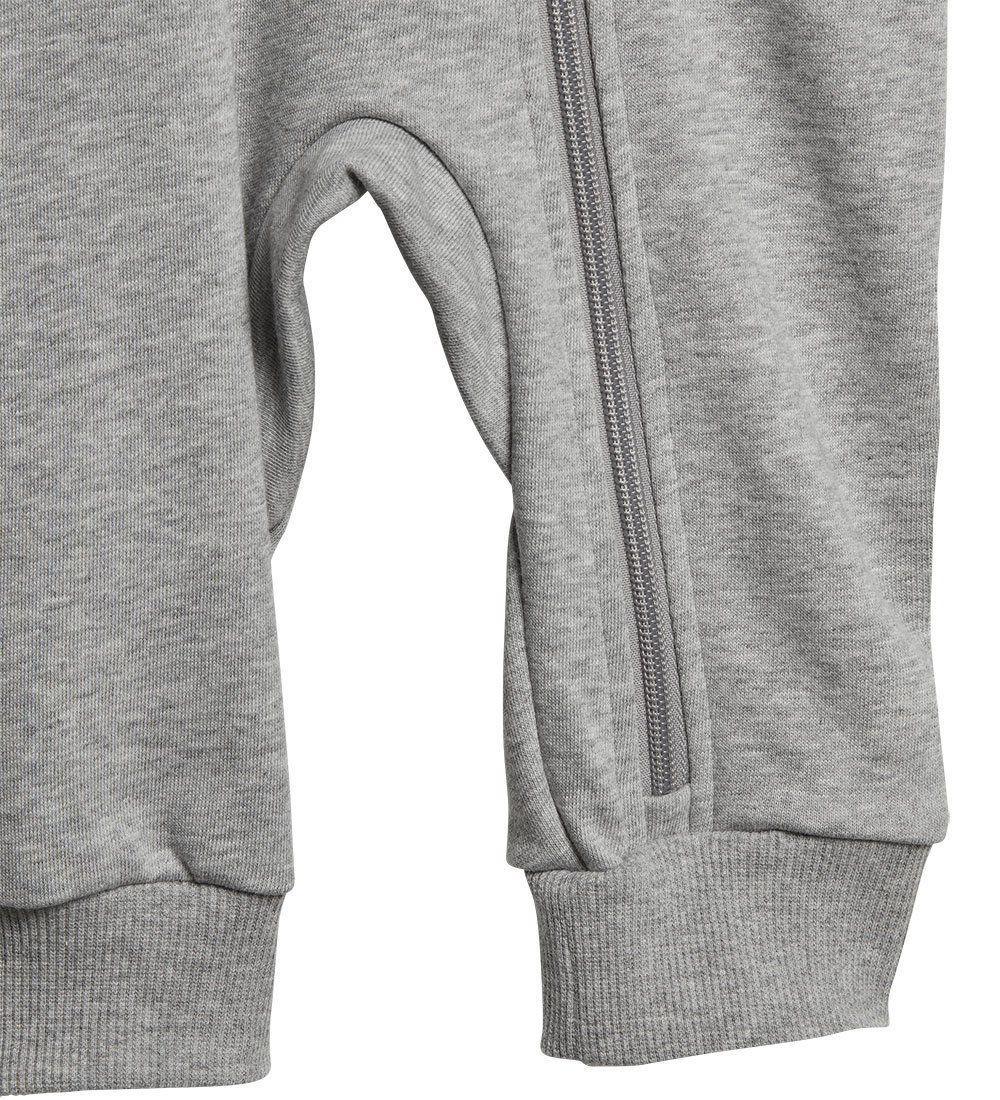 adidas Performance Jumpsuit - I 3S FT ONESIE - Grå/Hvit