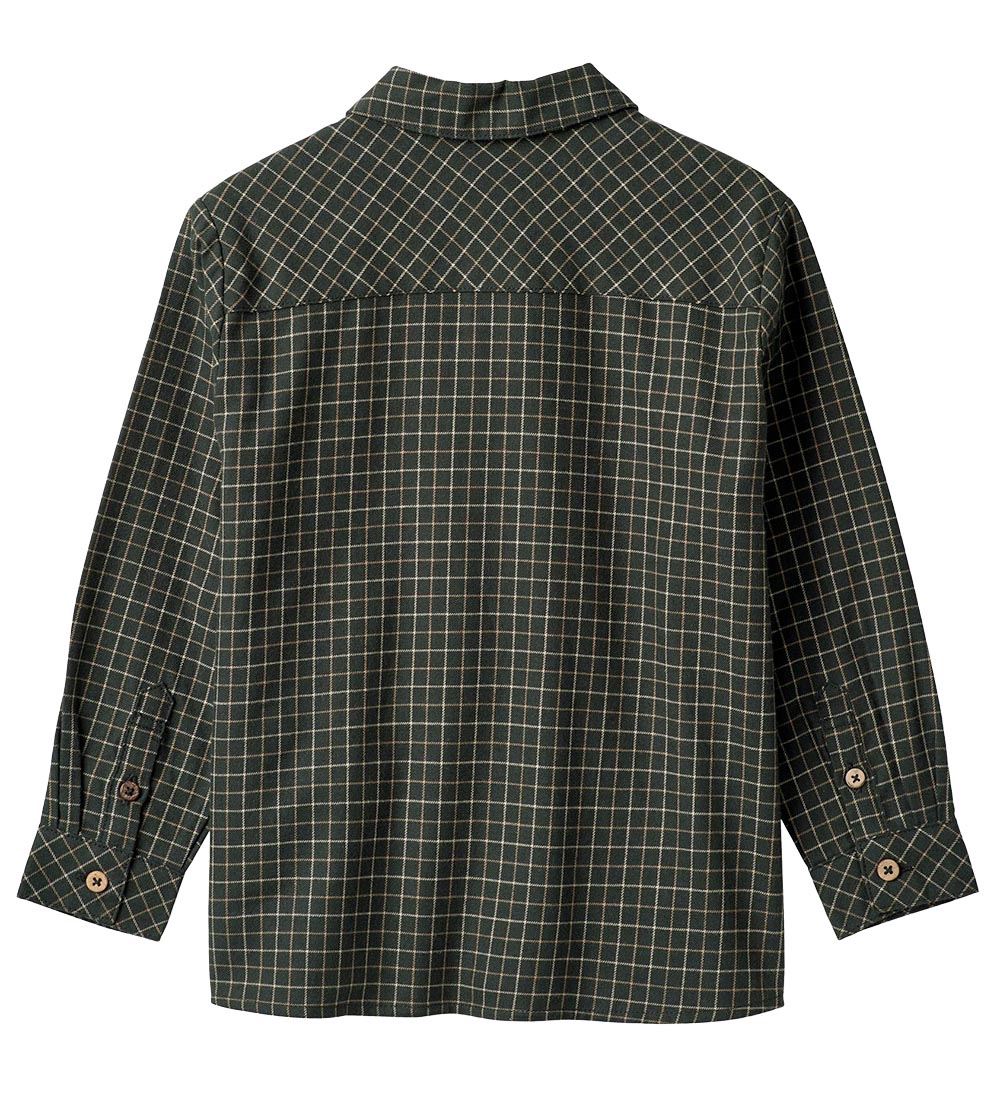 Wheat Shirt - Oscar - Black Coal Check