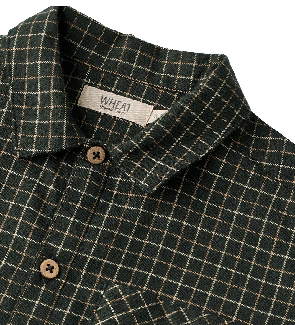 Wheat Shirt - Oscar - Black Coal Check