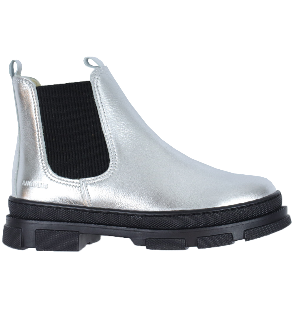 Angulus Winter Boots w. Lining - Chelsea - Silver