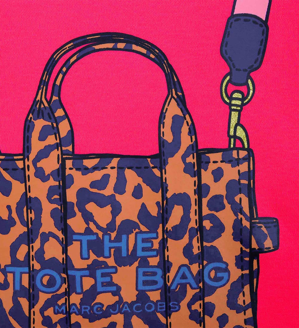 Little Marc Jacobs Klänning - Hip Hop Museum - Fuchsia m. Väska