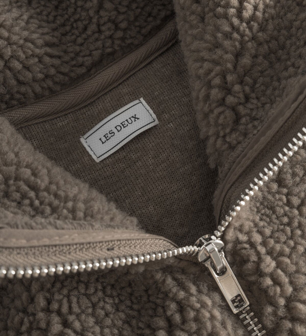 Les Deux Fleece Jacket - Clean - Mountain Grey