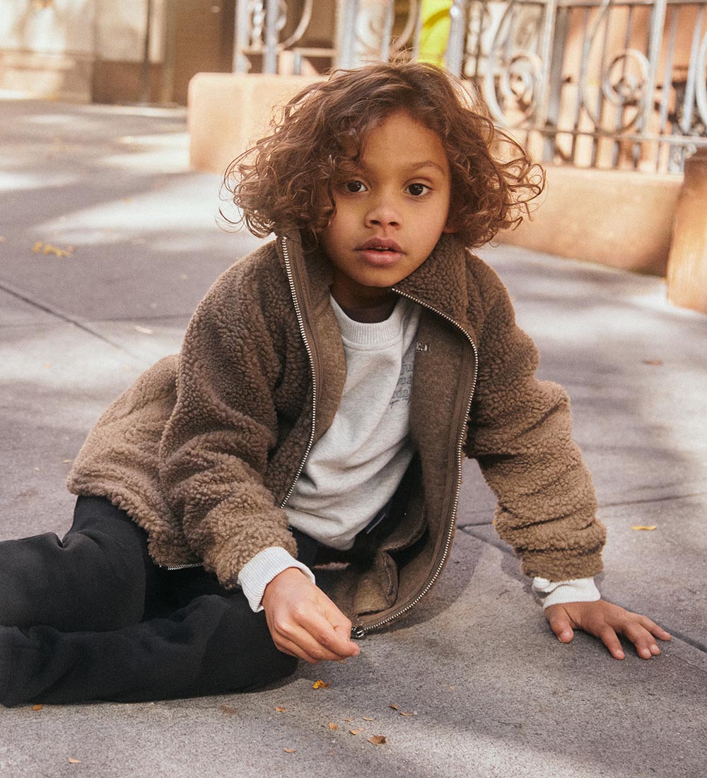 Les Deux Fleece Jacket - Clean - Mountain Grey