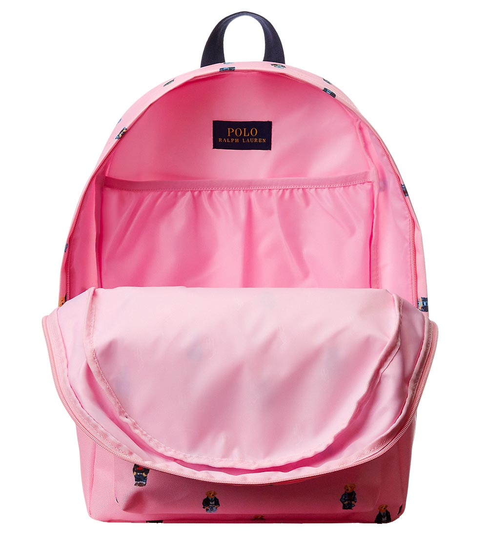 Polo Ralph Lauren Backpack - Carmel Pink w. Soft Toys