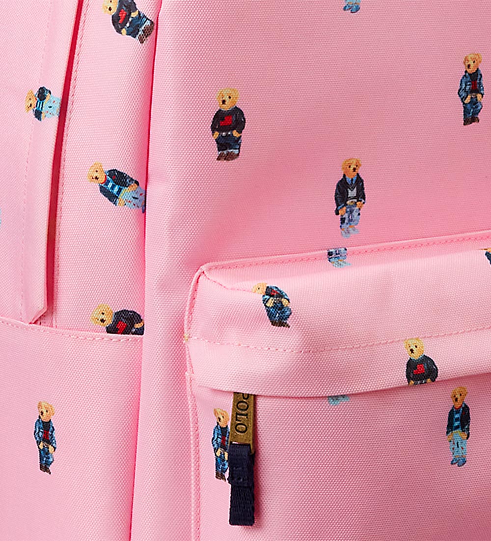 Polo Ralph Lauren Backpack - Carmel Pink w. Soft Toys