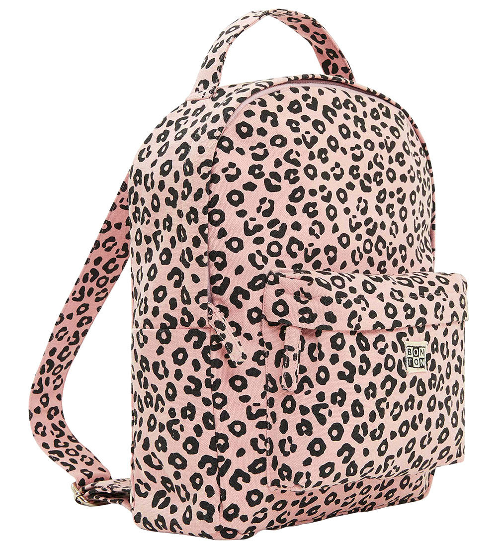 Bonton Backpack - Ados Sac A Dos Ecole - Leopard Rose