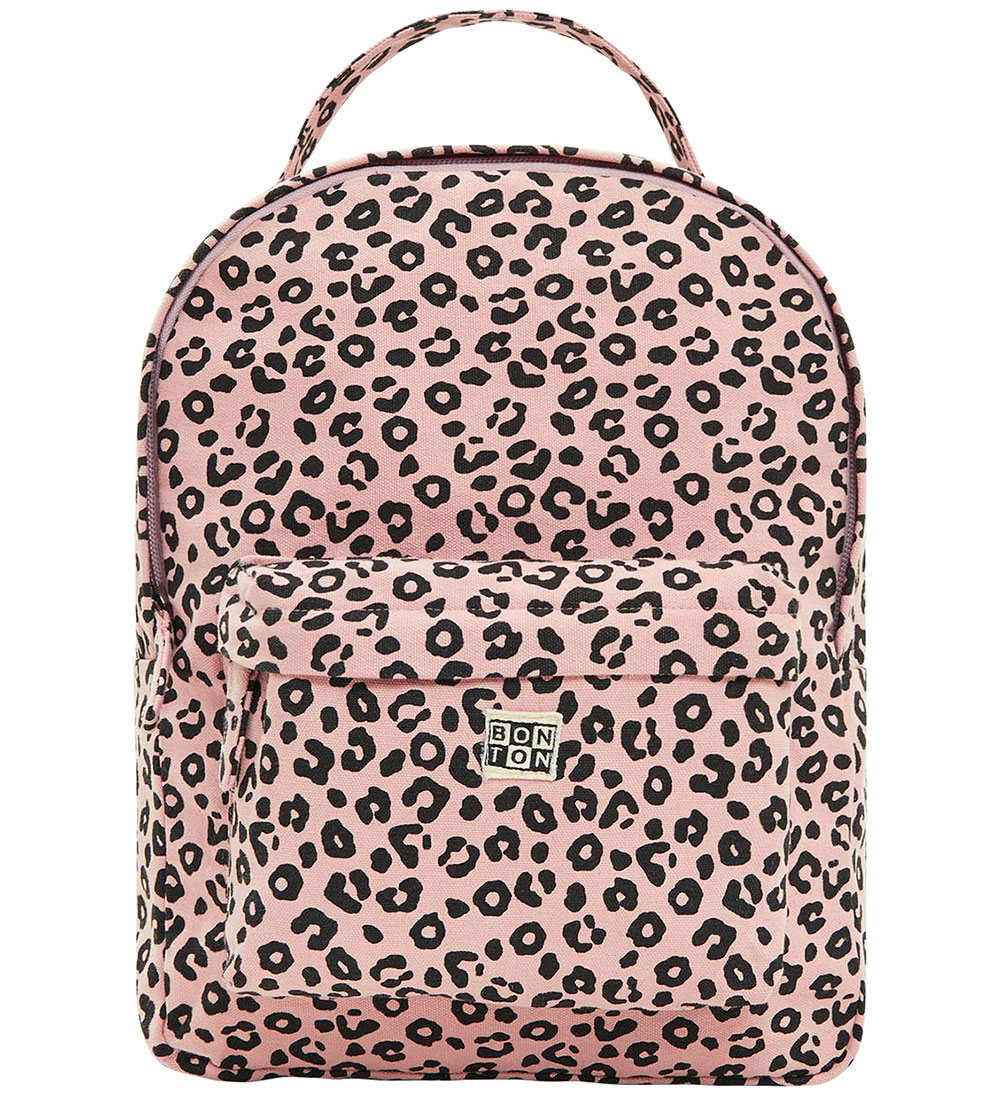 Bonton Backpack - Ados Sac A Dos Ecole - Leopard Rose
