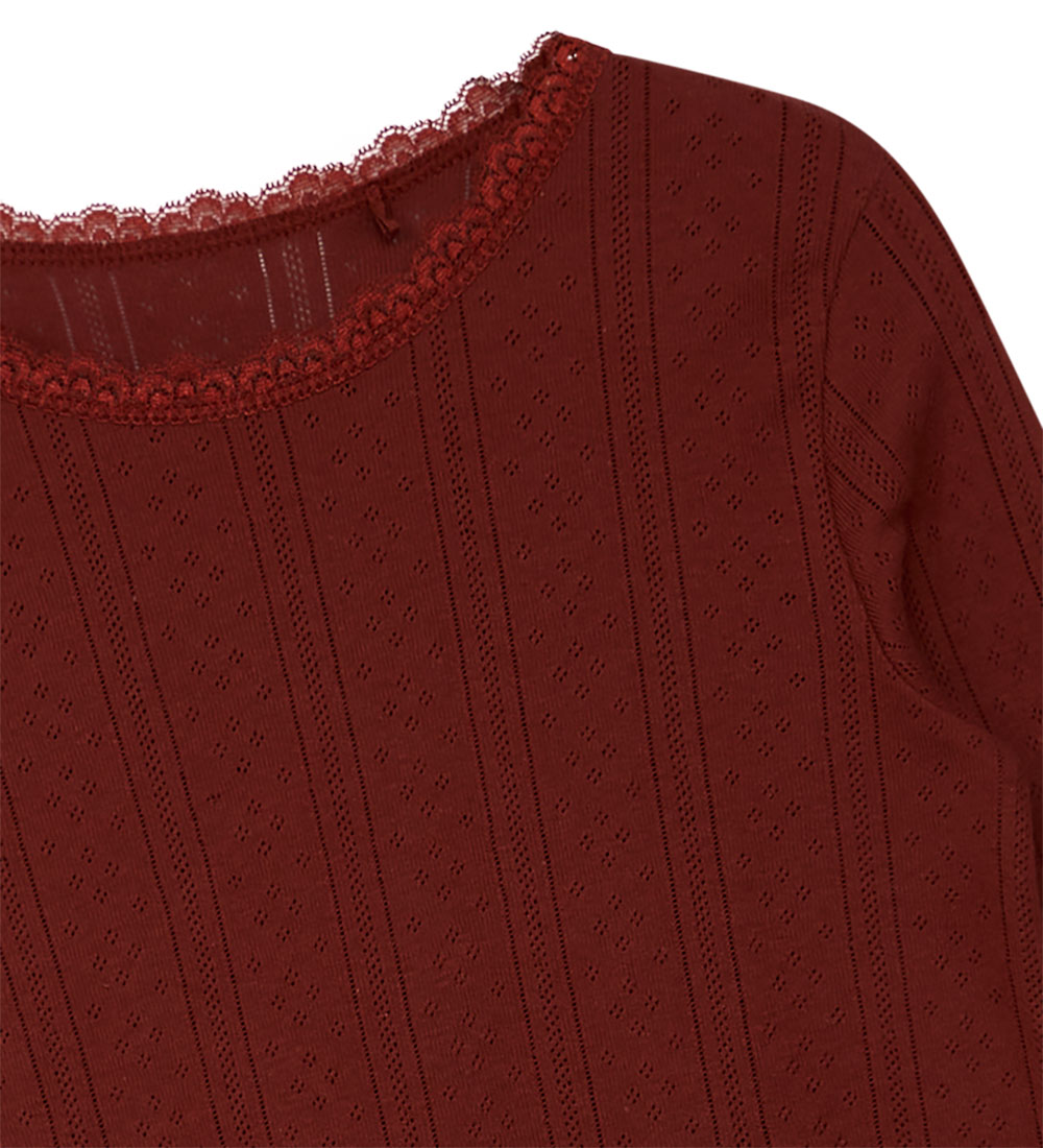 Noa Noa miniature Blouse - Mini Girl EmiliaNNM - Madder Brown