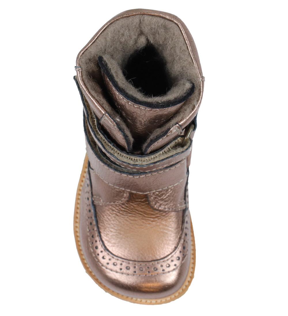 Bisgaard Vinterkängor - Elba - Tex - Rose Gold Metalic