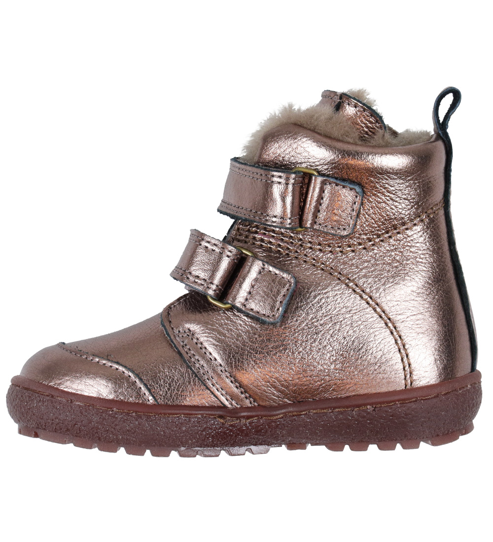 Bisgaard Vinterkängor - Storm - Rose Gold Metalic