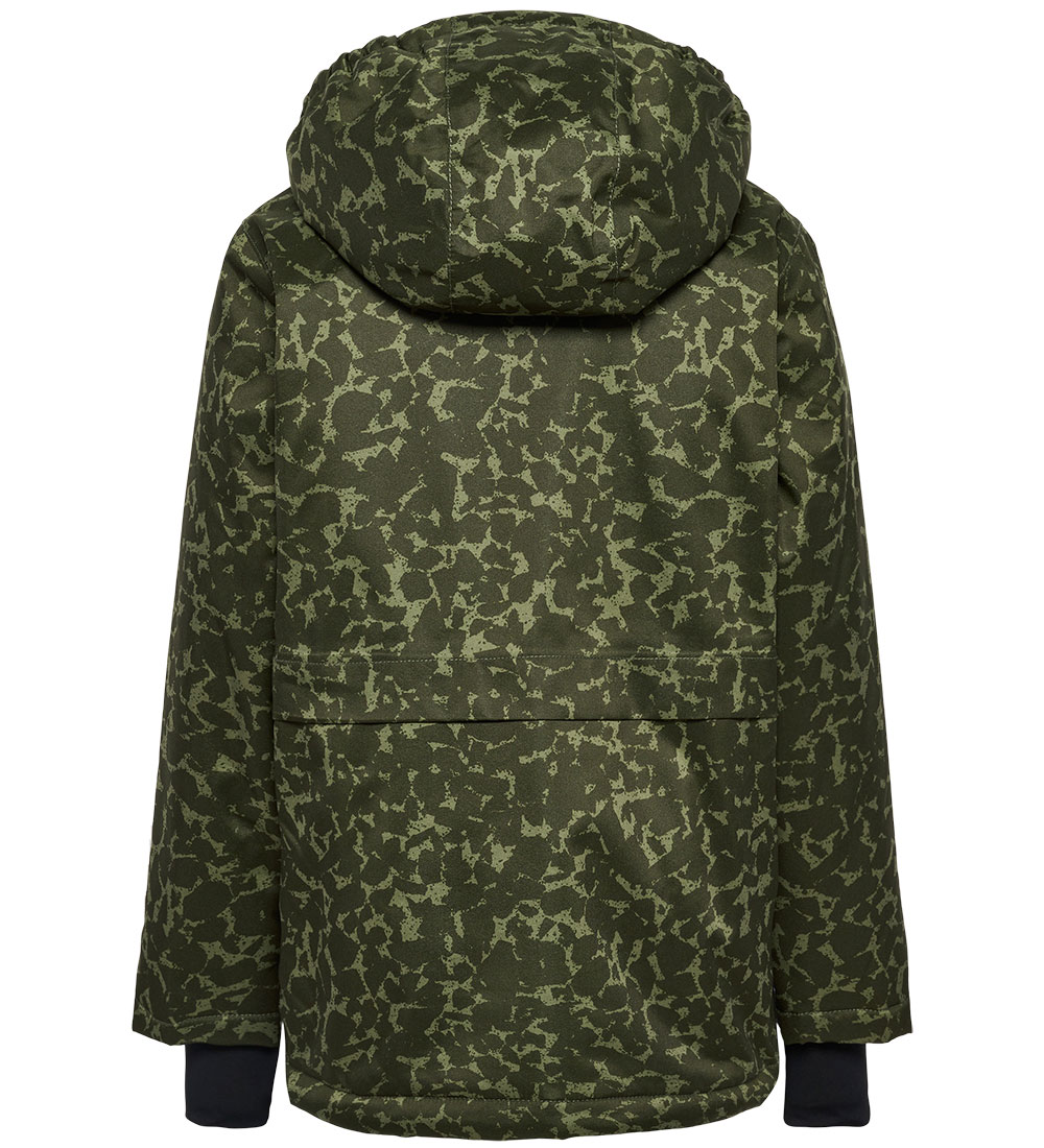 Hummel Vinterjacka - hmlUrban Tex - Olive Natt