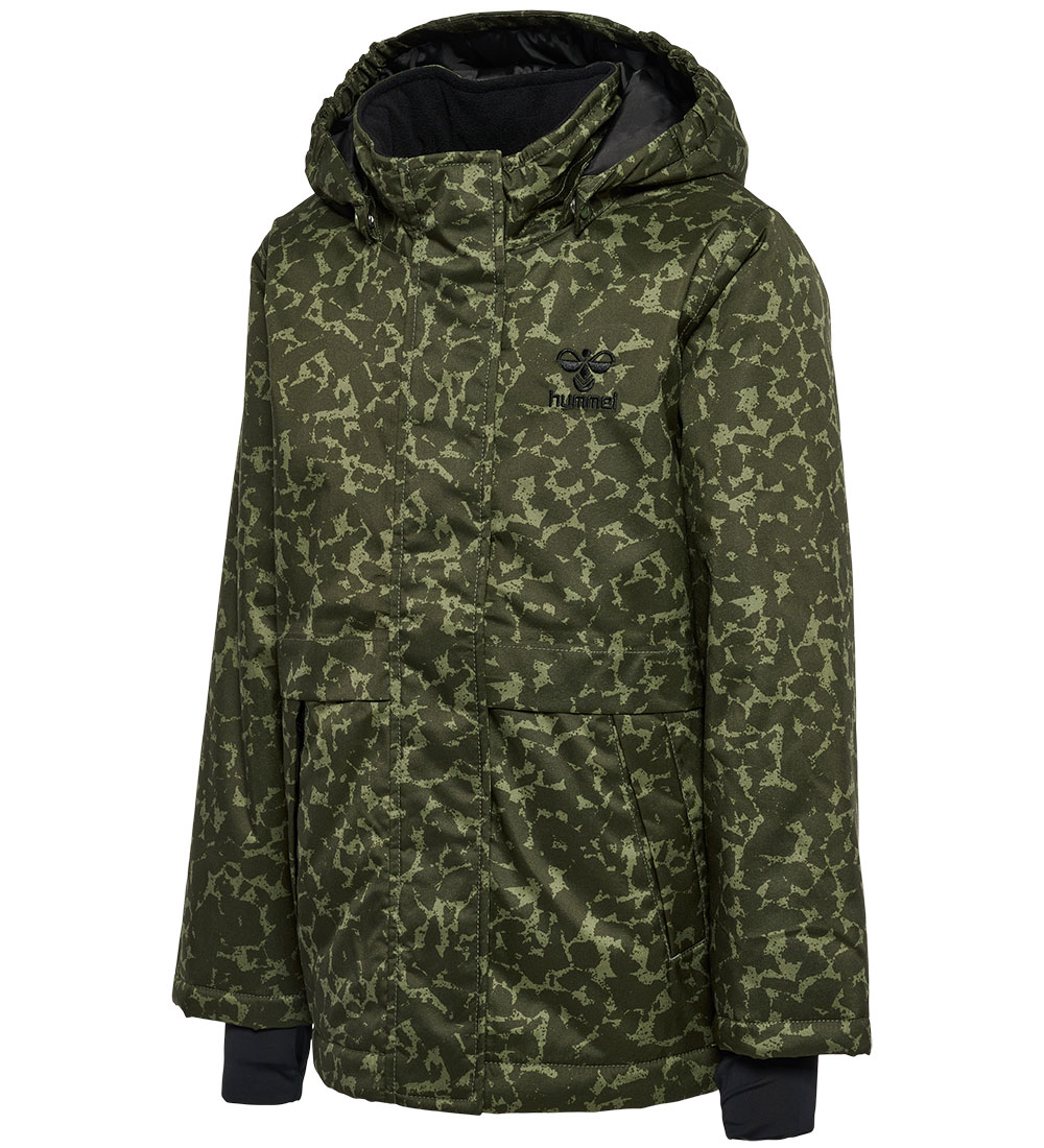 Hummel Vinterjacka - hmlUrban Tex - Olive Natt