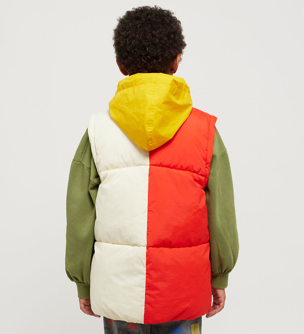Bobo Choses Padded Jacket/Padded Gilet - Color Block - Multicolo
