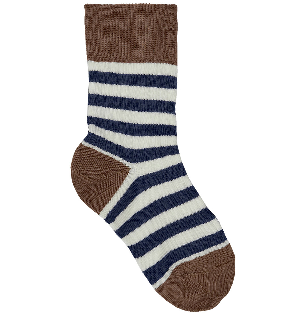 FUB Socks - 2-Pack - Wool - Amber/Royal Blue