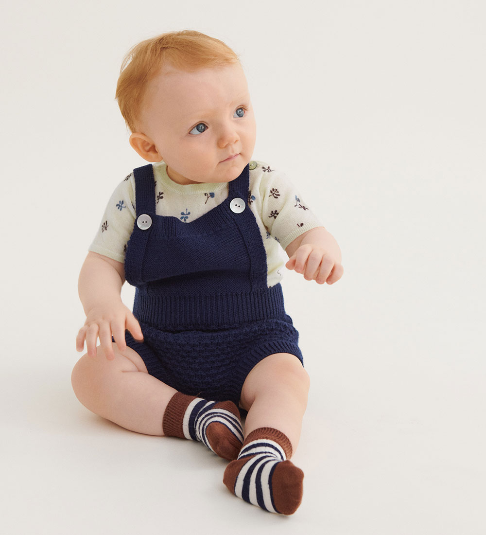 FUB Socks - 2-Pack - Wool - Amber/Royal Blue