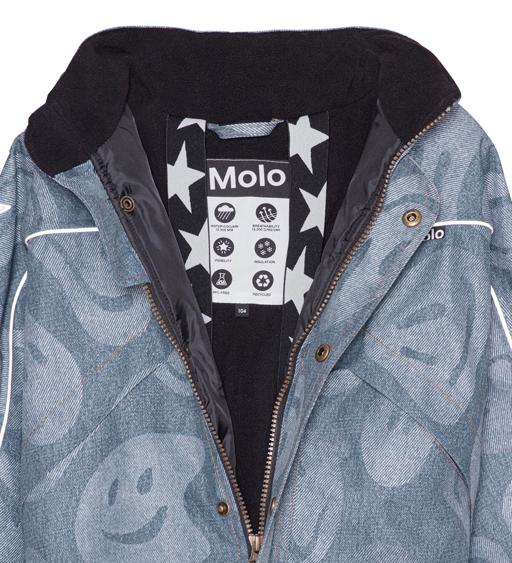 Molo Snowsuit - Polaris - Denim Swirley