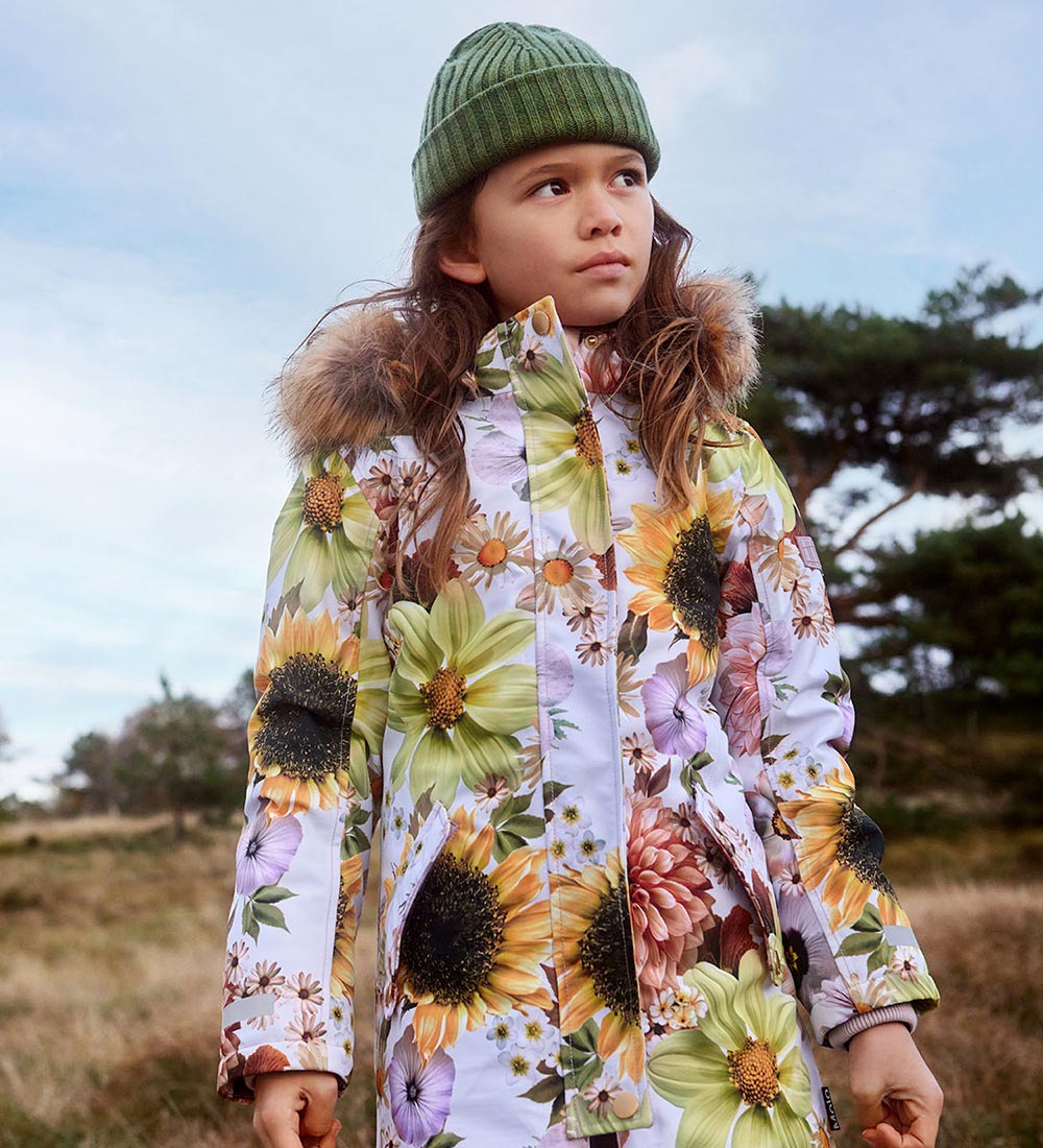 Molo Winter Coat - Peace - Retro Flowers
