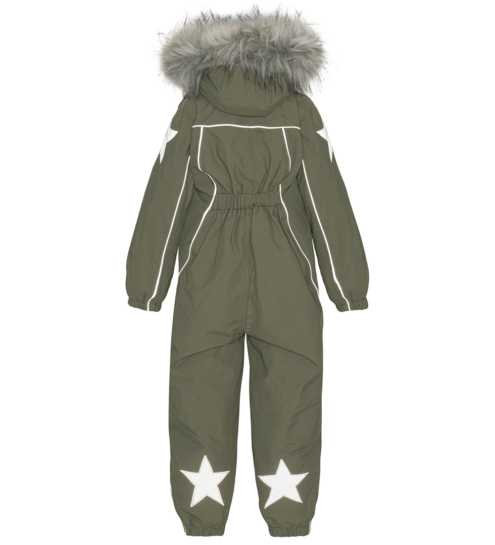 Molo Snowsuit - Polaris Fur - Dusty Green