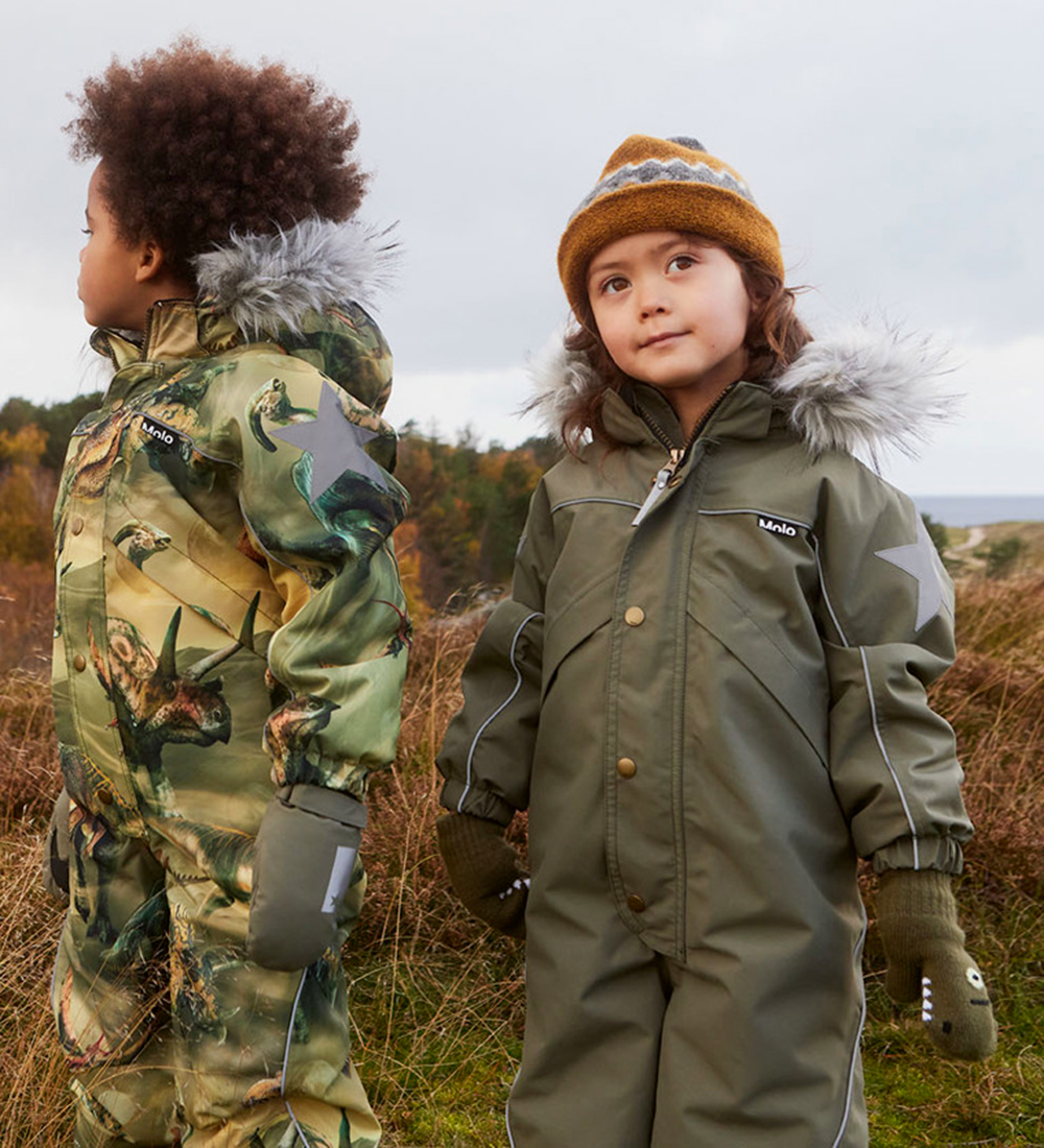Molo Snowsuit - Polaris Fur - Dusty Green