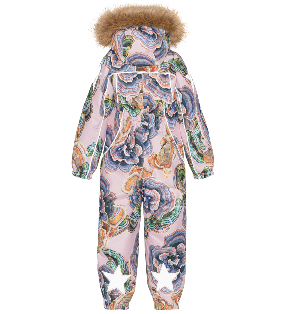 Molo Snowsuit - Polaris Fur - Rainbow Fungi
