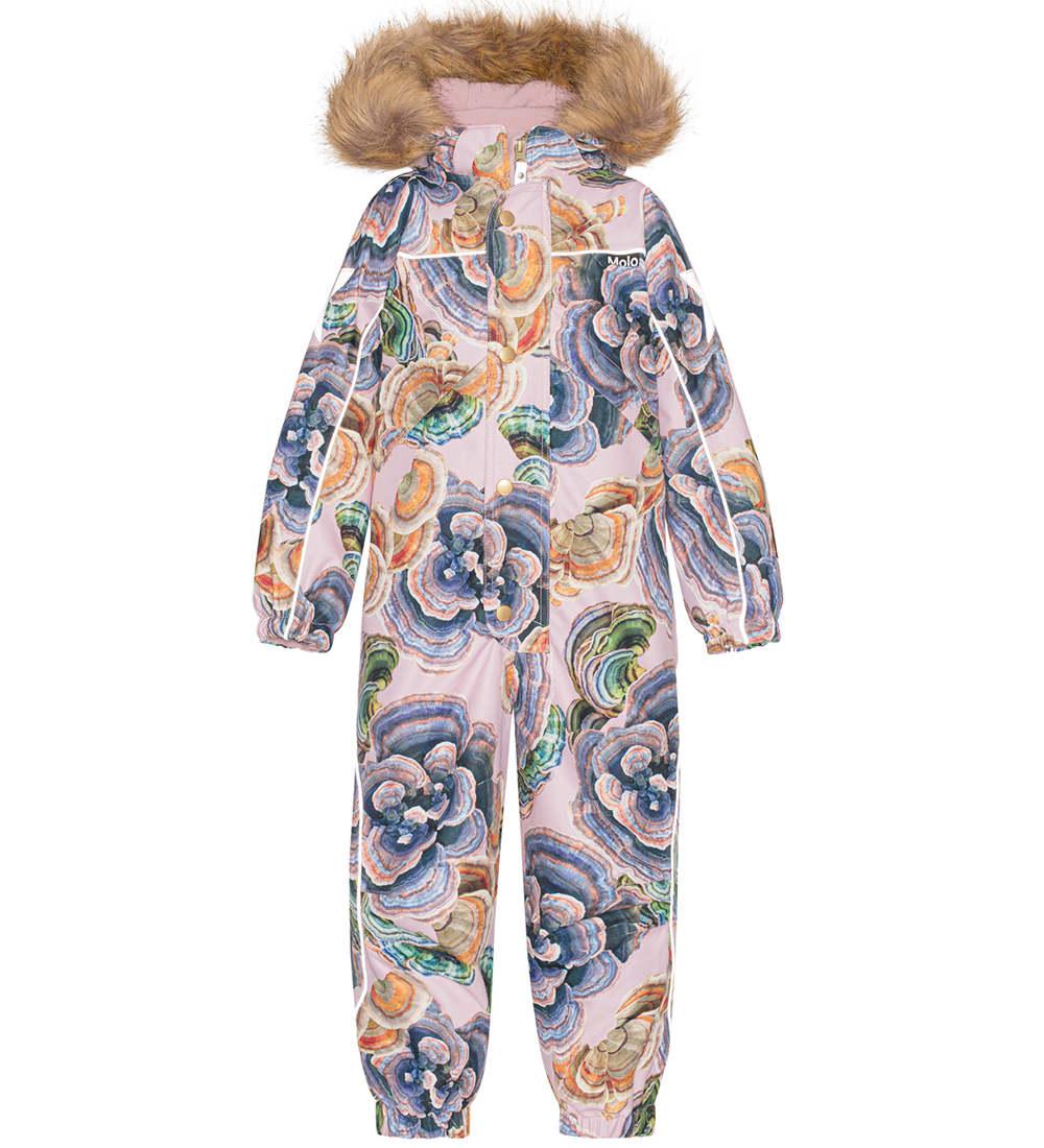 Molo Snowsuit - Polaris Fur - Rainbow Fungi