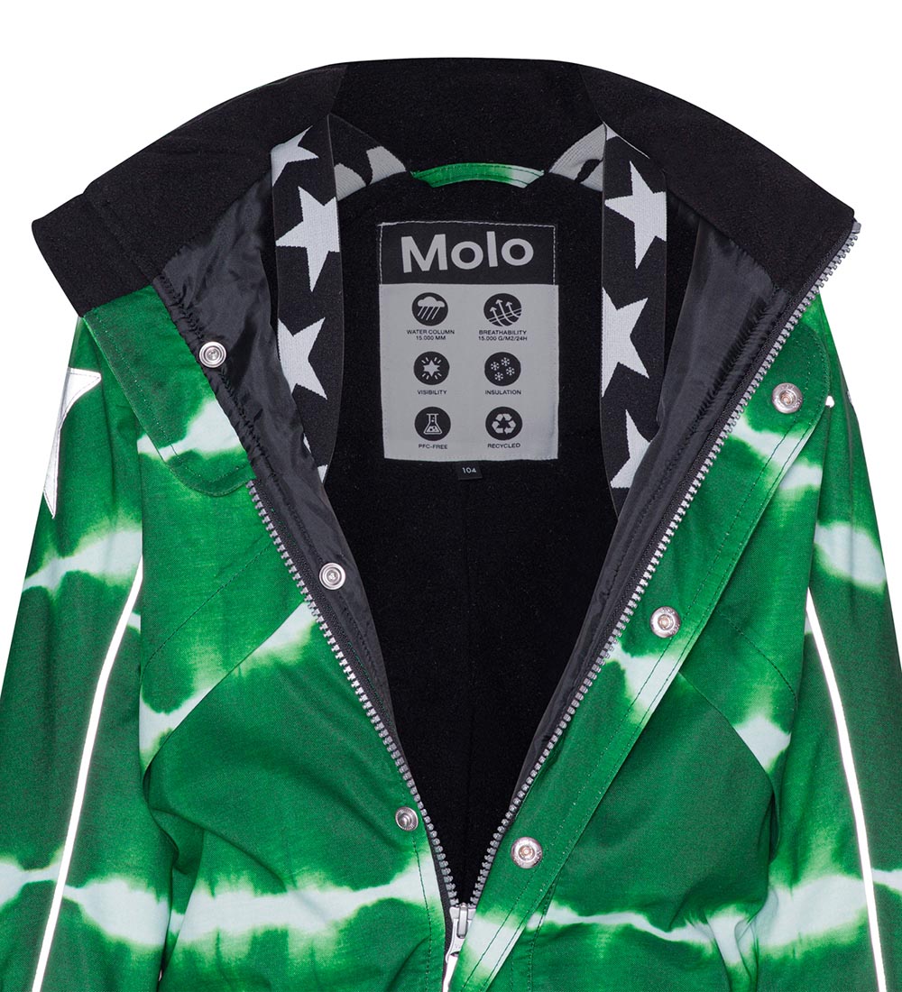 Molo Snowsuit - Polaris - Tie Dye Green