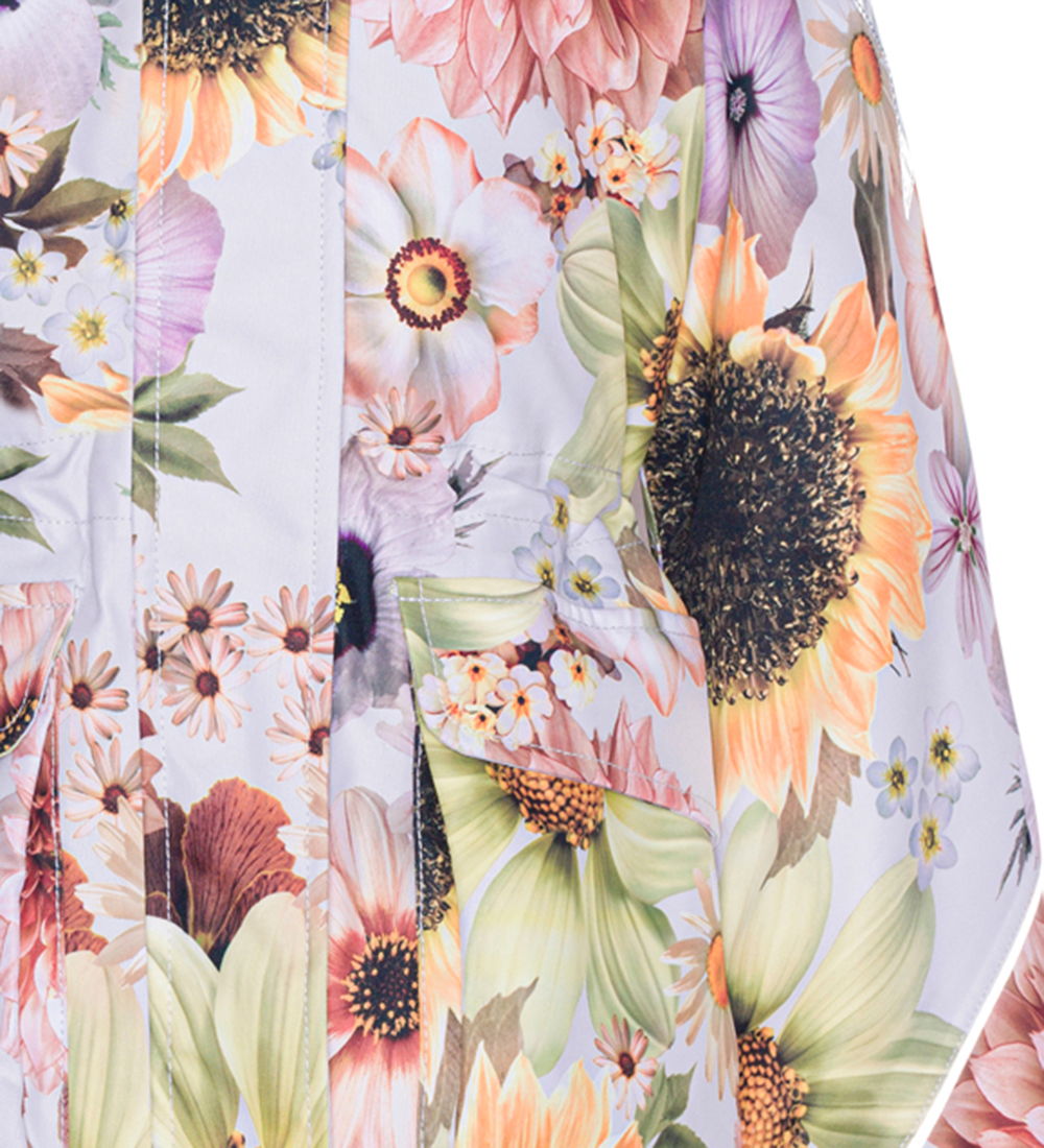 Molo Winter Coat - Cathy Fur - Retro Flowers