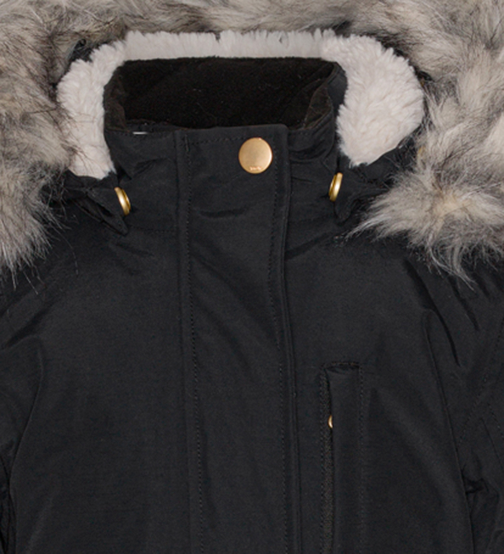 Molo Winter Coat - Peace - Black