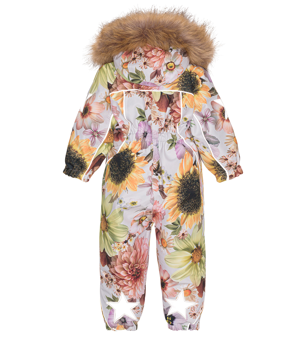 Molo Snowsuit - Pyxis Fur - Retro Flowers