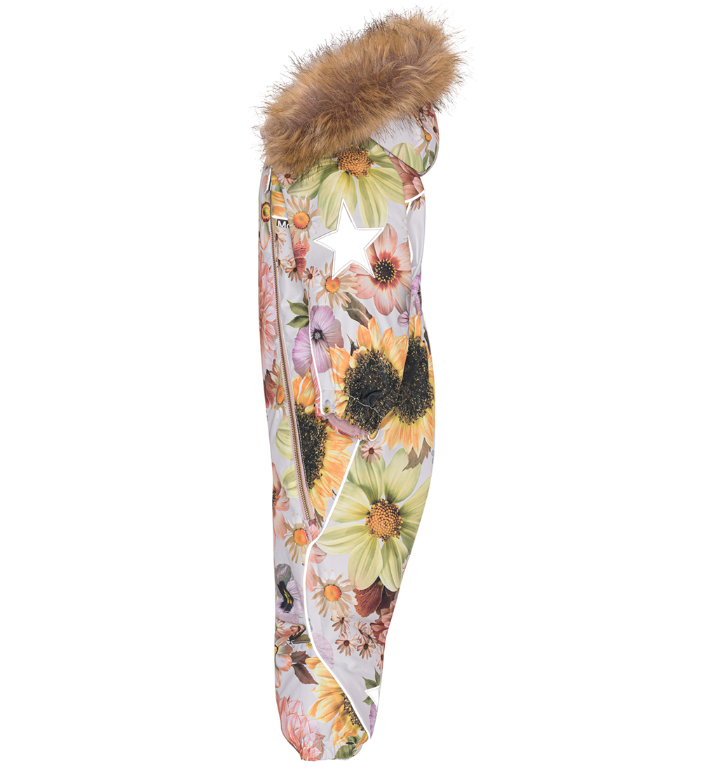 Molo Snowsuit - Pyxis Fur - Retro Flowers