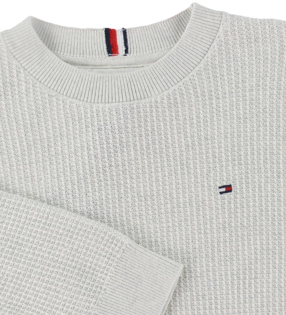 Tommy Hilfiger Blouse - Knitted - Essential - New Light Grey Hea