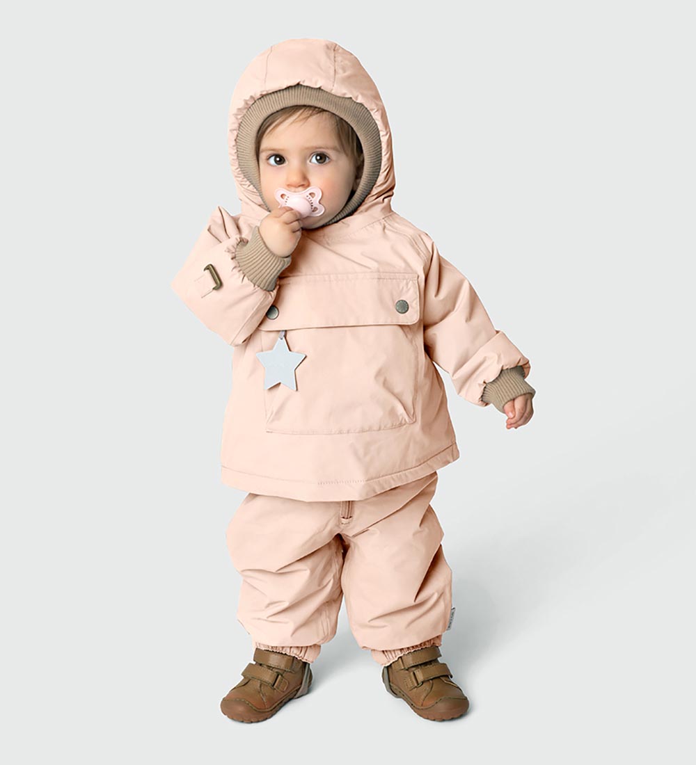 Mini A Ture Winter Coat - Baby Wen Anorak - Rose Dust