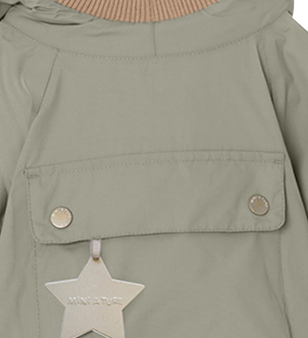 Mini A Ture Winter Coat - Baby Wen Anorak - Vert