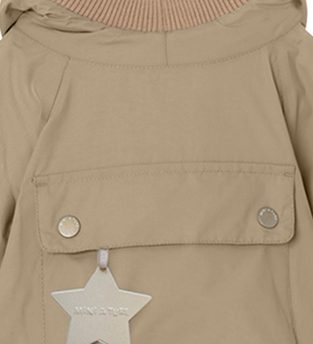 Mini A Ture Winter Coat - Baby Wen Anorak - Savannah Tan