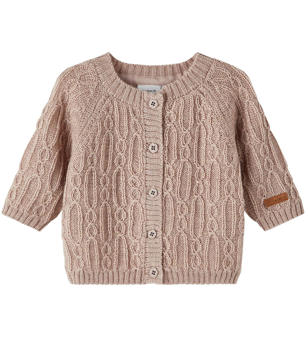 Name It Cardigan - Knitted - NbfWrilla - Wool - Sphinx