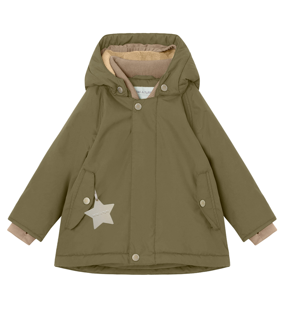 Mini A Ture Winter Coat - Wally - Capers Green