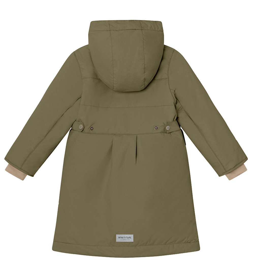 Mini A Ture Winter Coat - Vencasta - Capers Green