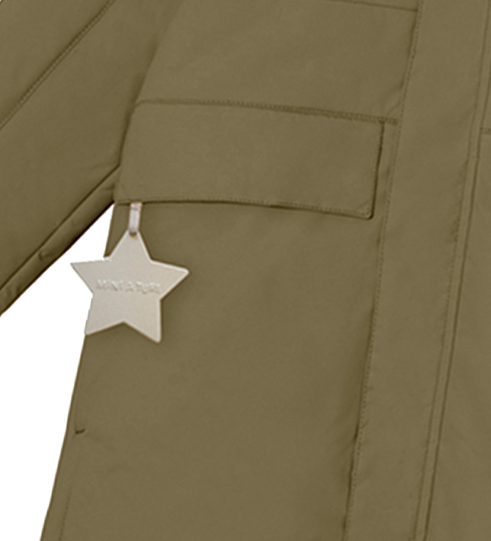 Mini A Ture Winter Coat - Vencasta - Capers Green