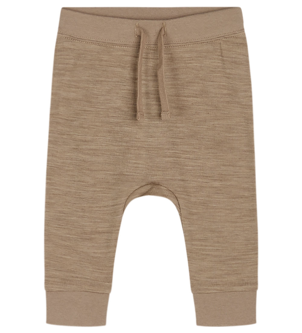 Hust and Claire Trousers - Wool/Bamboo - Gaby - Biscuit Melange